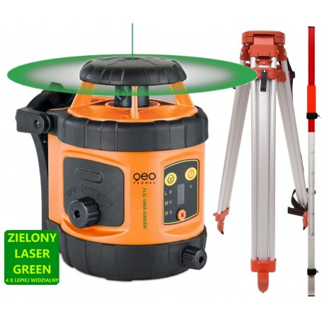 Niwelator laserowy FLG 190A-GREEN Zielona wiązka lasera